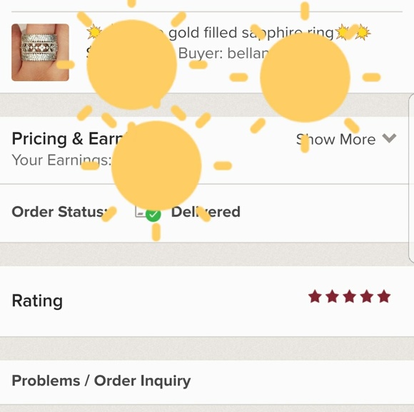 5⭐RATED White 925 silver sapphire ring💥💥 - Picture 3 of 10